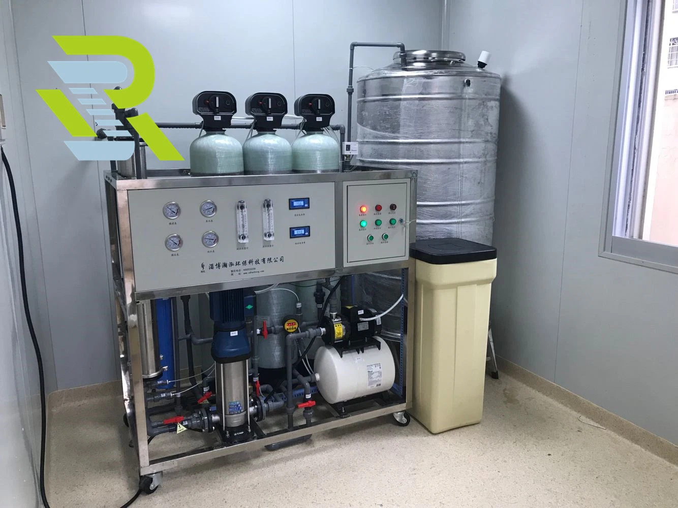 تصنيع الصين لنظام RO Reverse Osmosis لإنتاج المياه النقية لمركز تنظيف المنظار، آلة معالجة المياه