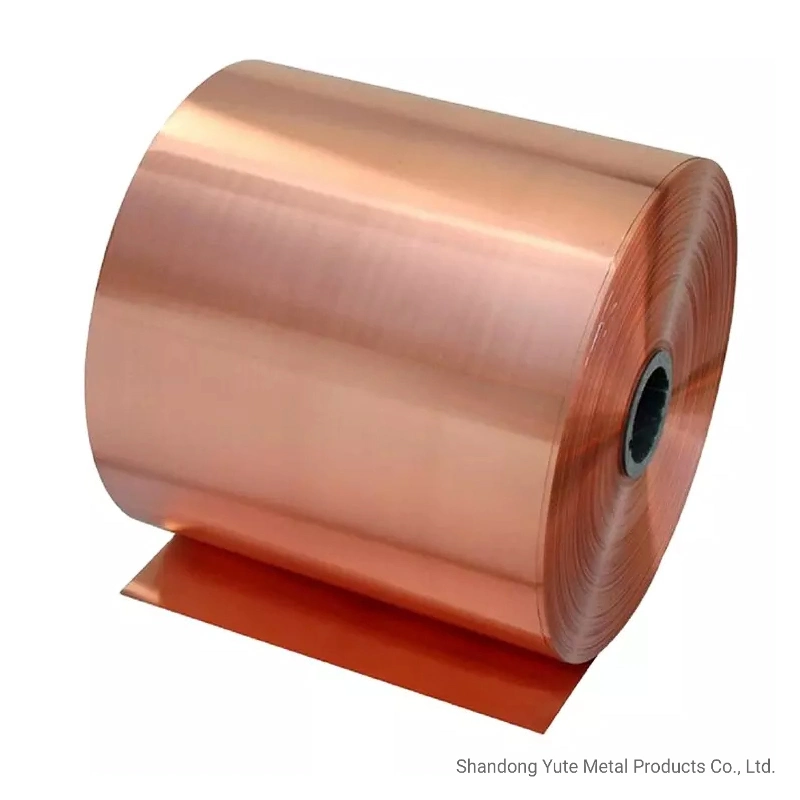 Fábrica de Cobre Coil Ventas directas de Alta calidad Estándar Nacional T1, T2, T3, TU1, Tu0, TU2, TP1, TP2 ASTM C10100, C10200 bobina de cobre rojo / bobina de cobre rojo