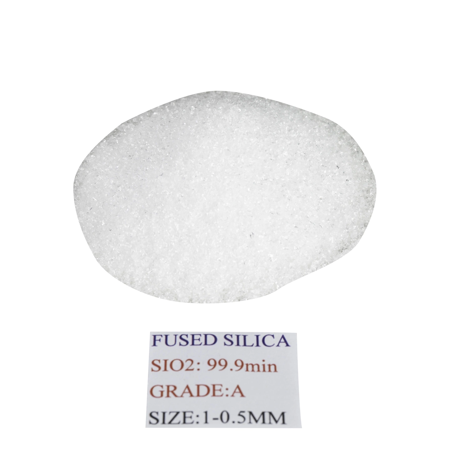 A Grade White Fused Silica Sand 1-0mm with Sio2 99.9% for Lining Materials Good Price