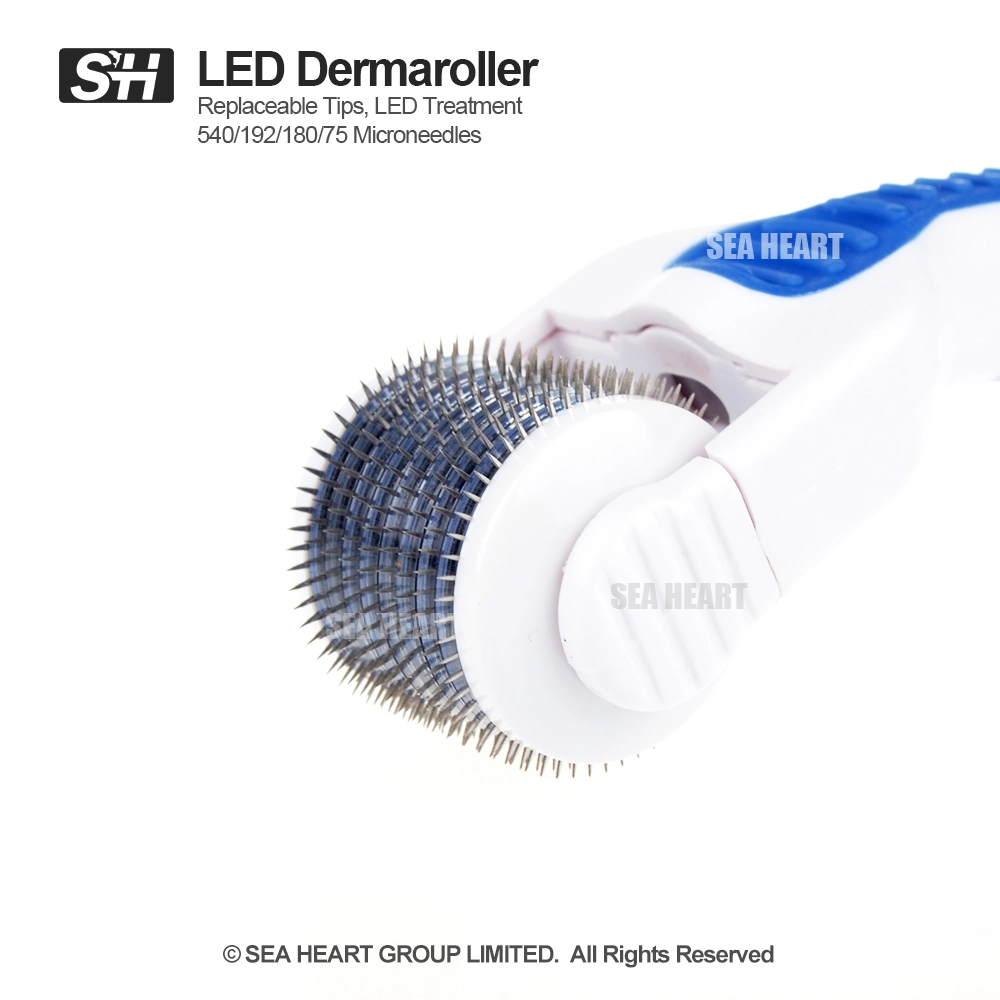 540 LED Titanium / Stainless Steel Microneedles Dermaroller