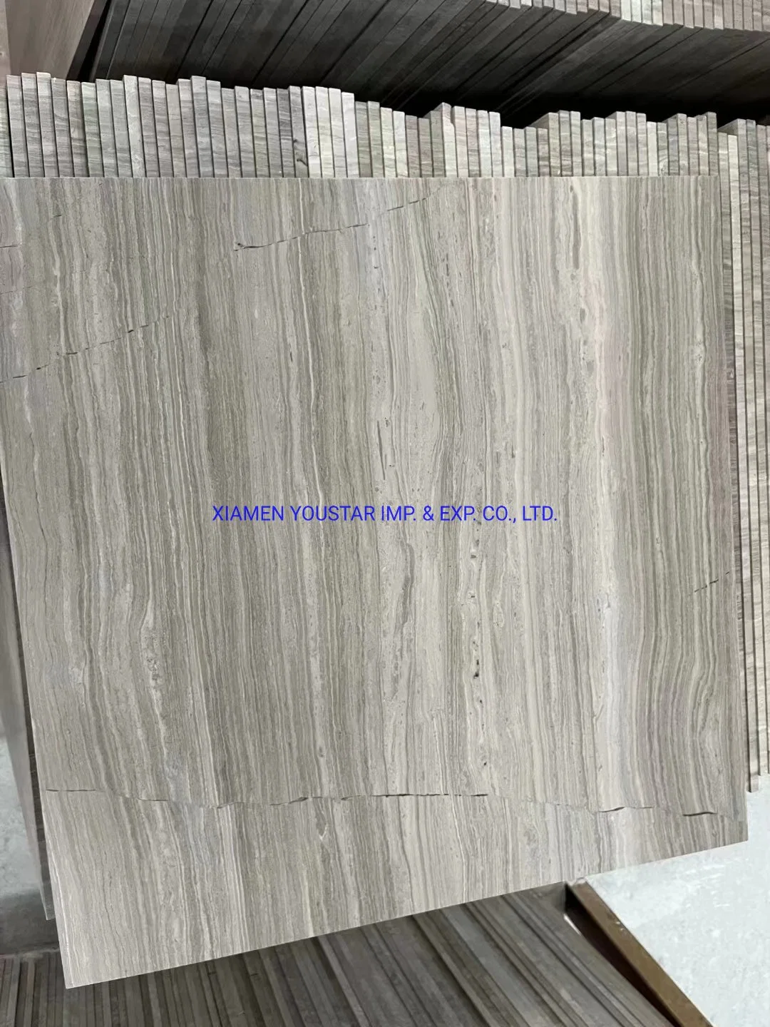 Timber White Marble for Indoor Paving Flooring Walling Hotel Project