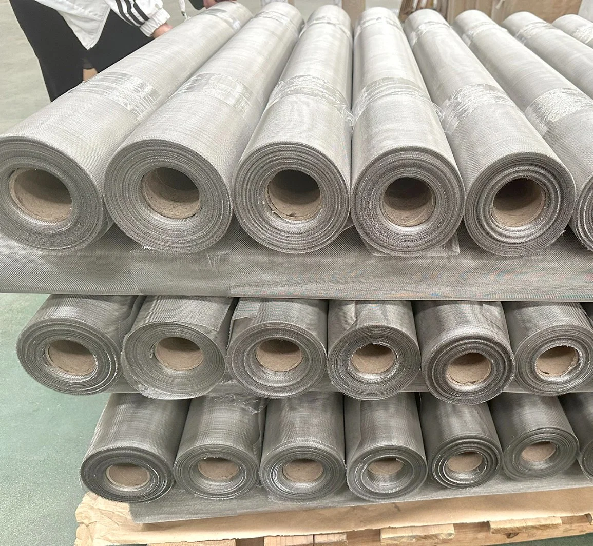 Anti Corrosion Stainless Steel Plain/Twill Woven Wire Cloth Filter Mesh