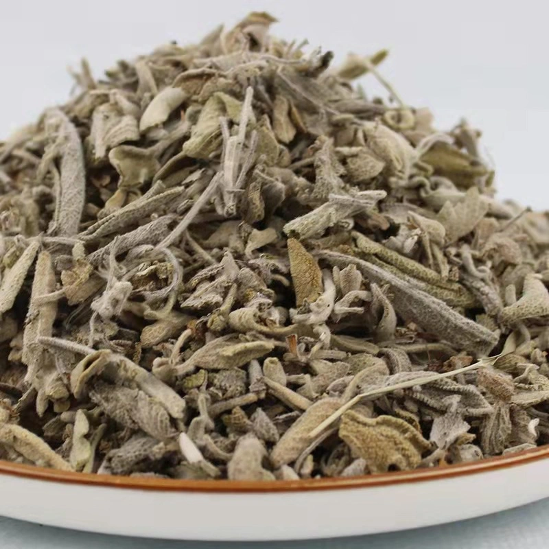 Shu wei cao grueso blanco suelto sage emborronar hojas hoja de té de salvia seca para la venta