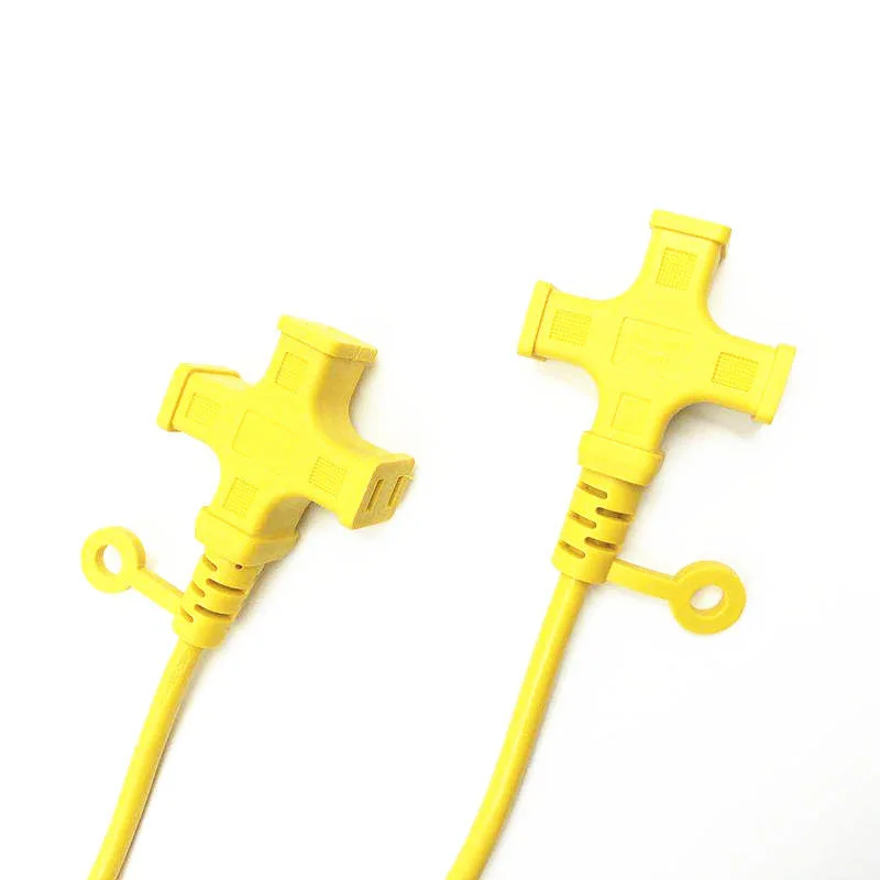 Japanese 2 Pin Power Plug to 3 Female Socket Extension Cord Cable with Japan PSE Certification