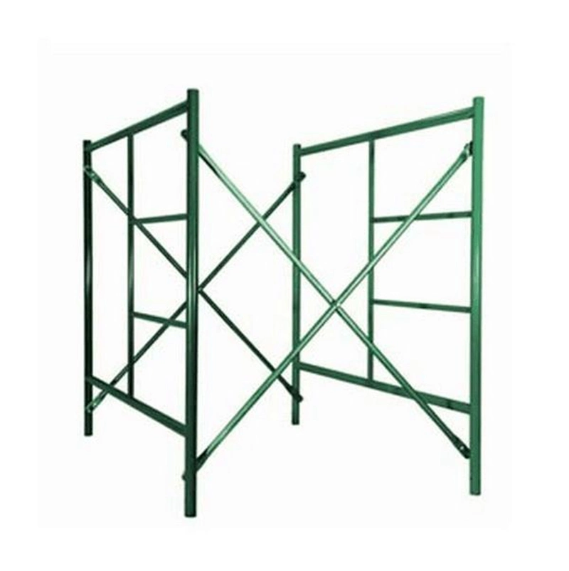 Building Material Scaffolding System Painted Galvanized Steel Frame