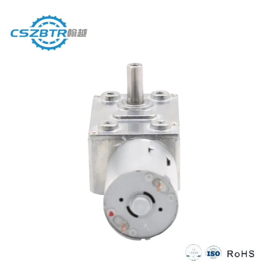 4632-370-2440 Brushless DC Reduction Electric Motor with Worm Gear Box for Robot