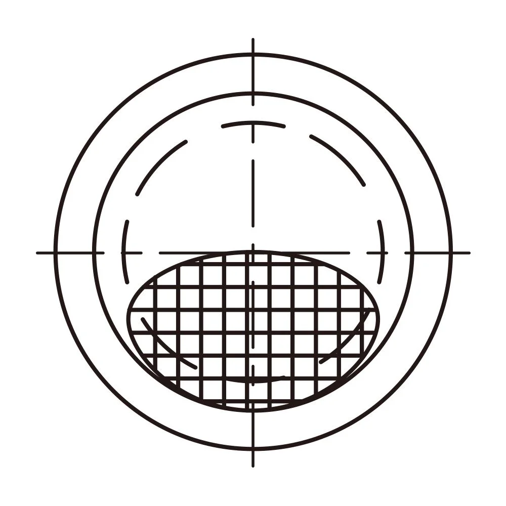 Ventilation à diffuseur rond 304 en acier inoxydable pour la cuisine