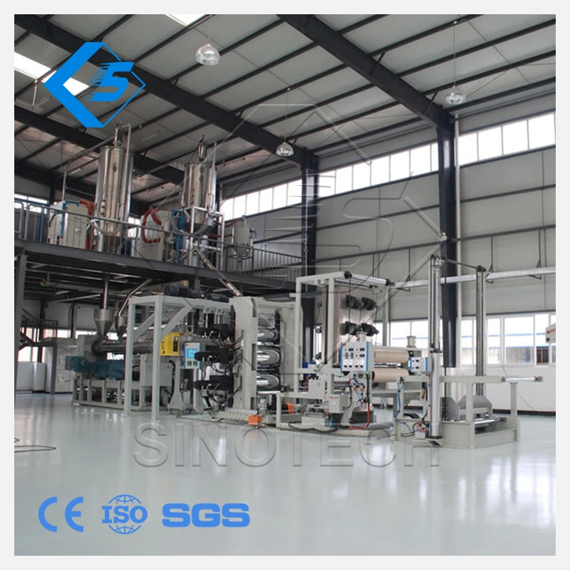 Fully Automatic Sinotech High Transparent Pet Sheet Board Extrusion Production Line for Food Packing