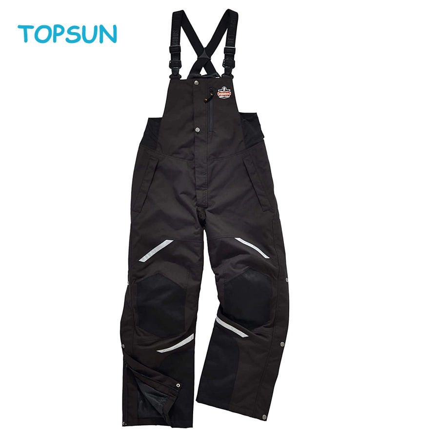 Heavy Duty Insulated Bib Overalls, Winter Workwear, 3m Thinsulate, Removable Knee/Shin Pads