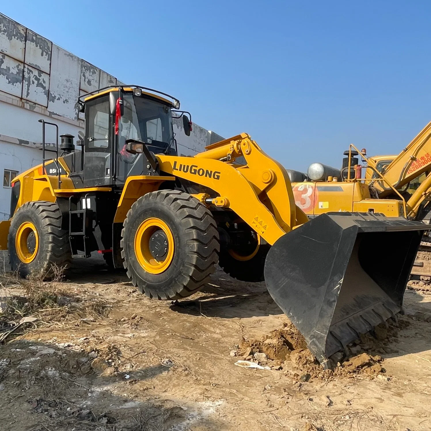 Chinese Top Brand Liugong Wheel Loader 856h Series Used Construction Machinery Front End Loader 856 856h Clg856 Cat 966h 966 LG956 956 in Stock for Sale