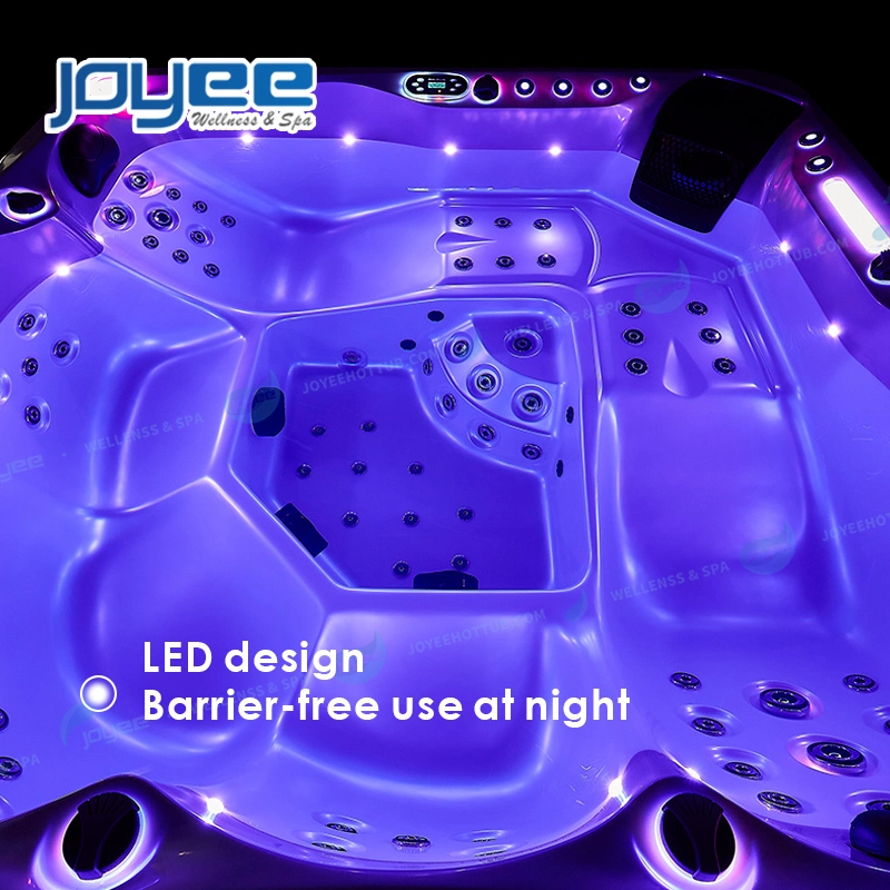 Joyee Europe Free Sex 5 People Home Outside Jet Whirlpool SPA Bath Outdoor Hot Tub SPA