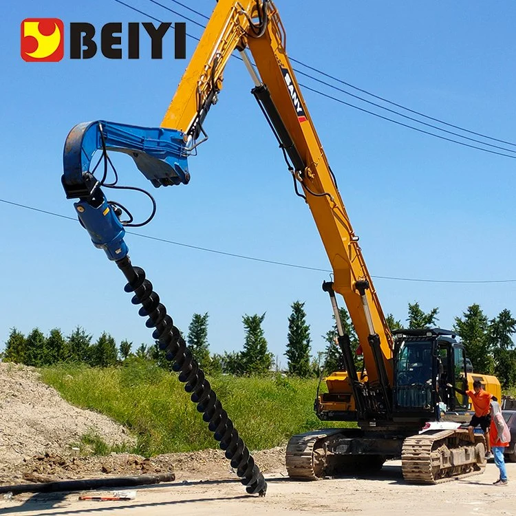 Excavator Hydraulic Post Hole Digger Auger Drives Earth Auger Drill