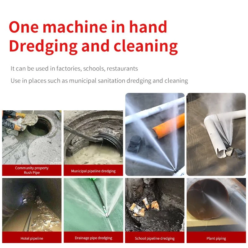 Sewer Jetter Drain Cleaning Machine Drain Pipe Cleaner