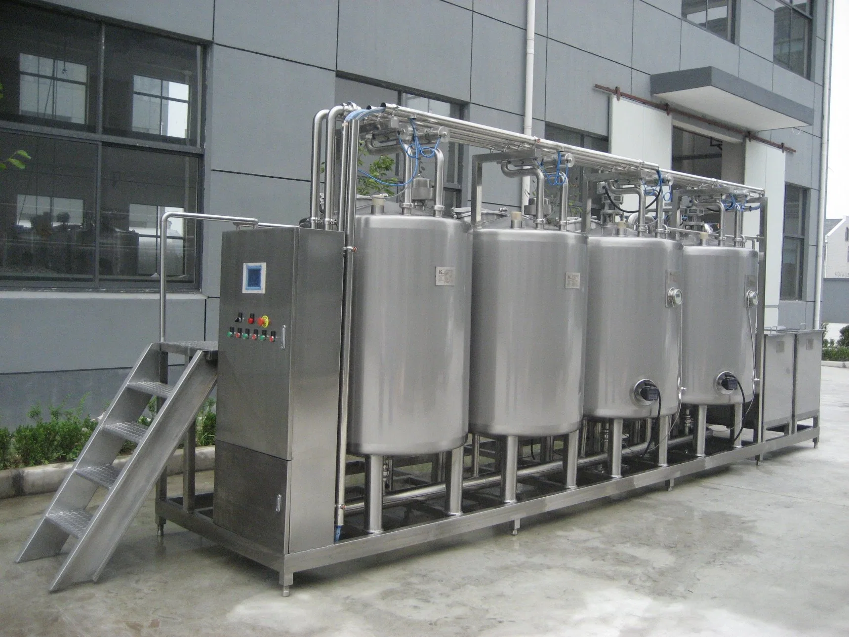 10000L CIP Cleaning Equipment for Liquid Food Processing Line