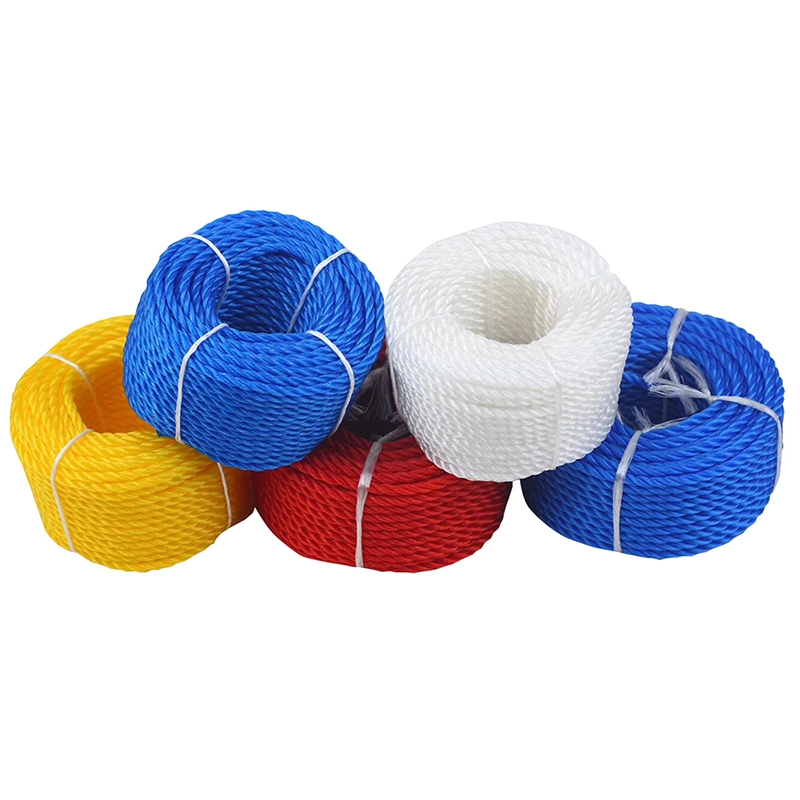 1 2 3 4 Strands PP PE Twisted Rope Polypropylene Split Film Rope Packing Rope