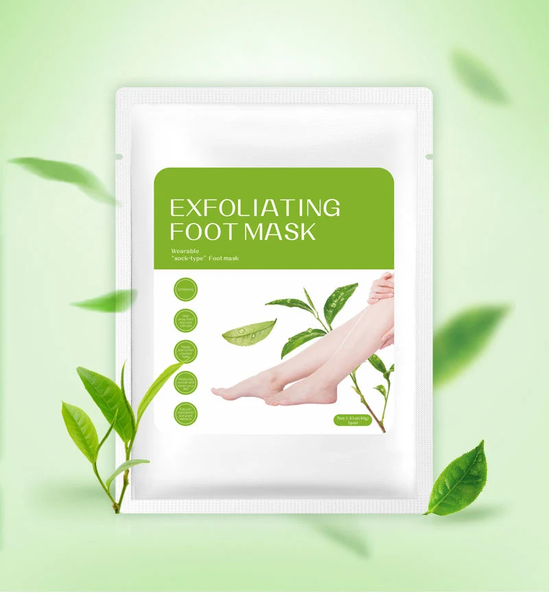 Natural Herbal Foot Skin Care Moisturizing Exfoliating Peeling off Foot Mask