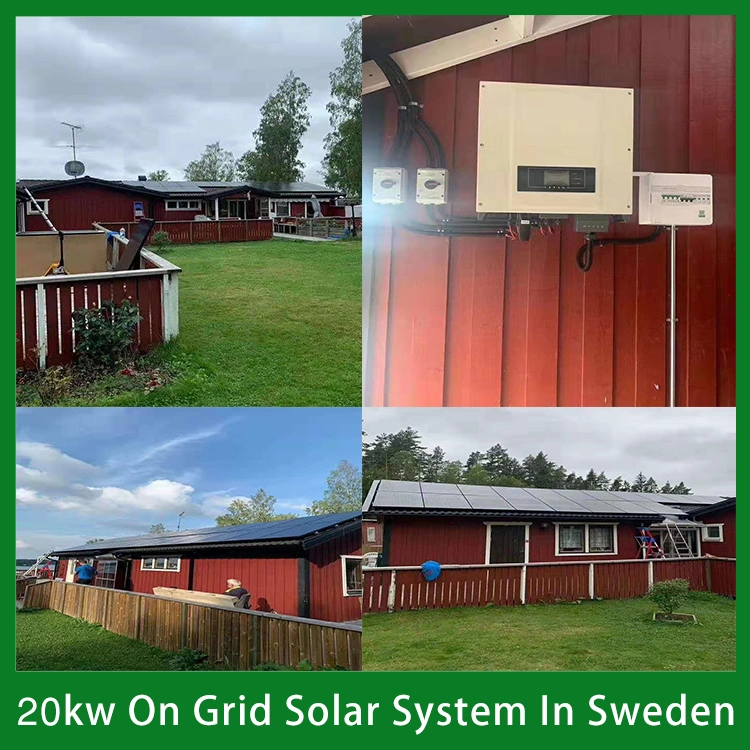 15kw Home Module Kit Price 10kw 12kw 10kVA 20kw Panel Set 100kw PV Power on Grid Solar Energy System