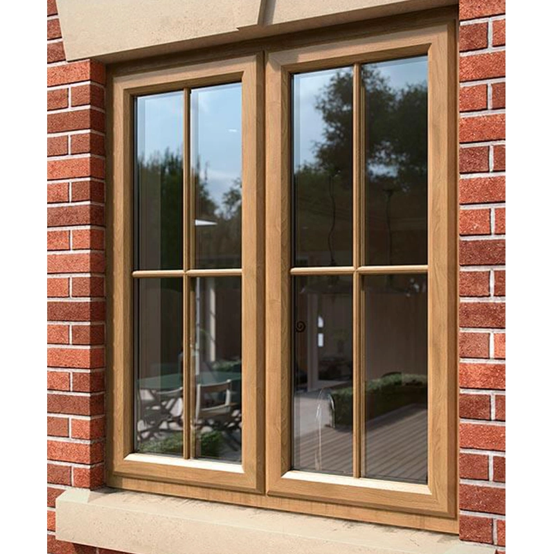 Design High quality/High cost performance Interior Office Small Basement PVC Profile Window and Door UPVC Casement Windows