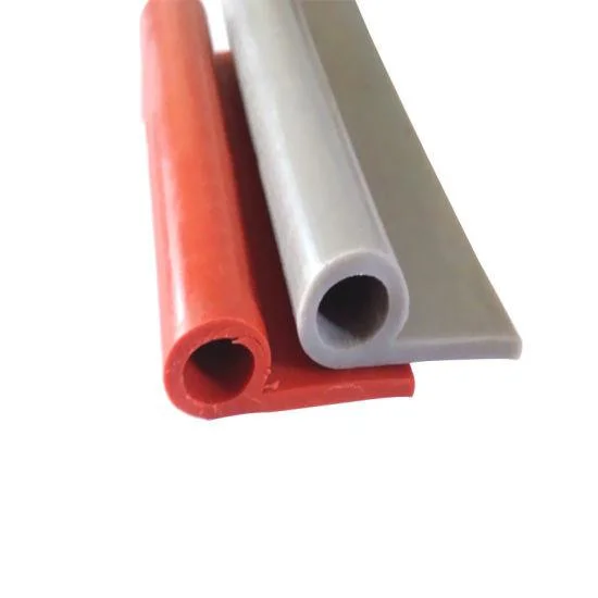 Extrude Heat Insulation P E Shaped Silicone Rubber Profile for Oven