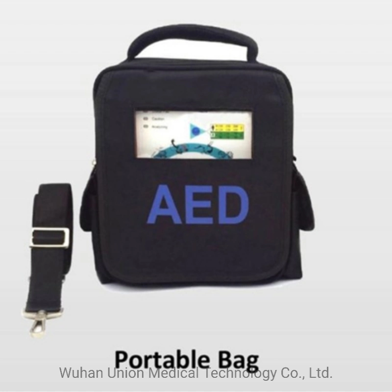جهاز محمول الإسعافات الأولية مزيل الرجفان الخارجي الآلي (AED)
