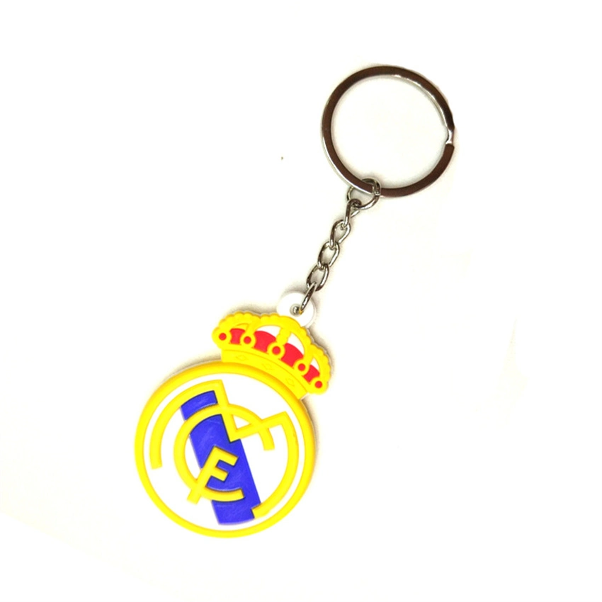 Custom Logo Design Soccer Souvenir PVC Keychain