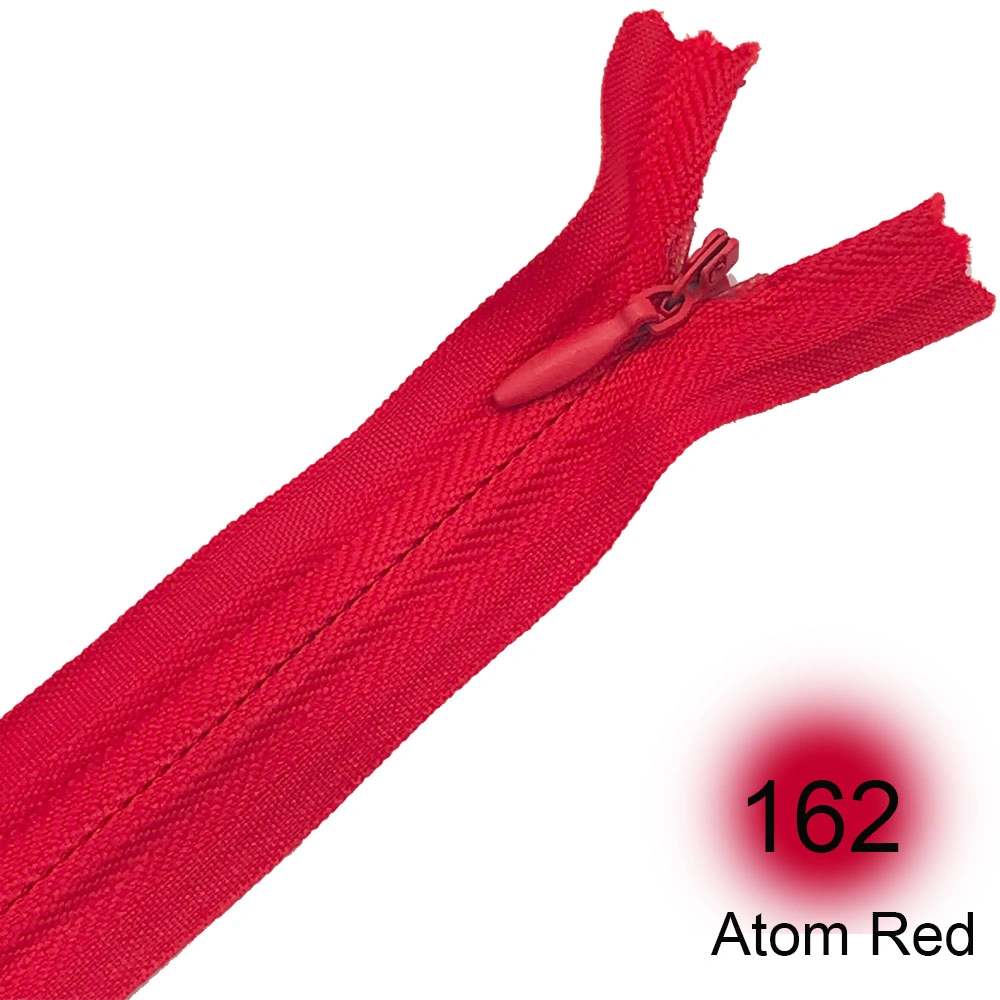 Atom Red Color Sewing 28/35/40/50/55/60cm Zipper Invisible Zippers