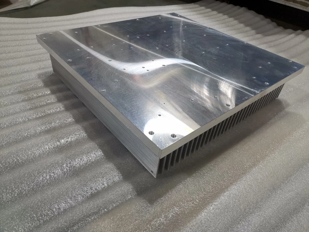 Heat Sink Aluminum Radiator Profile Aluminum Radiator Electronic Heat Sink Close Tooth Radiator Can Be Machined Open Mold Customization