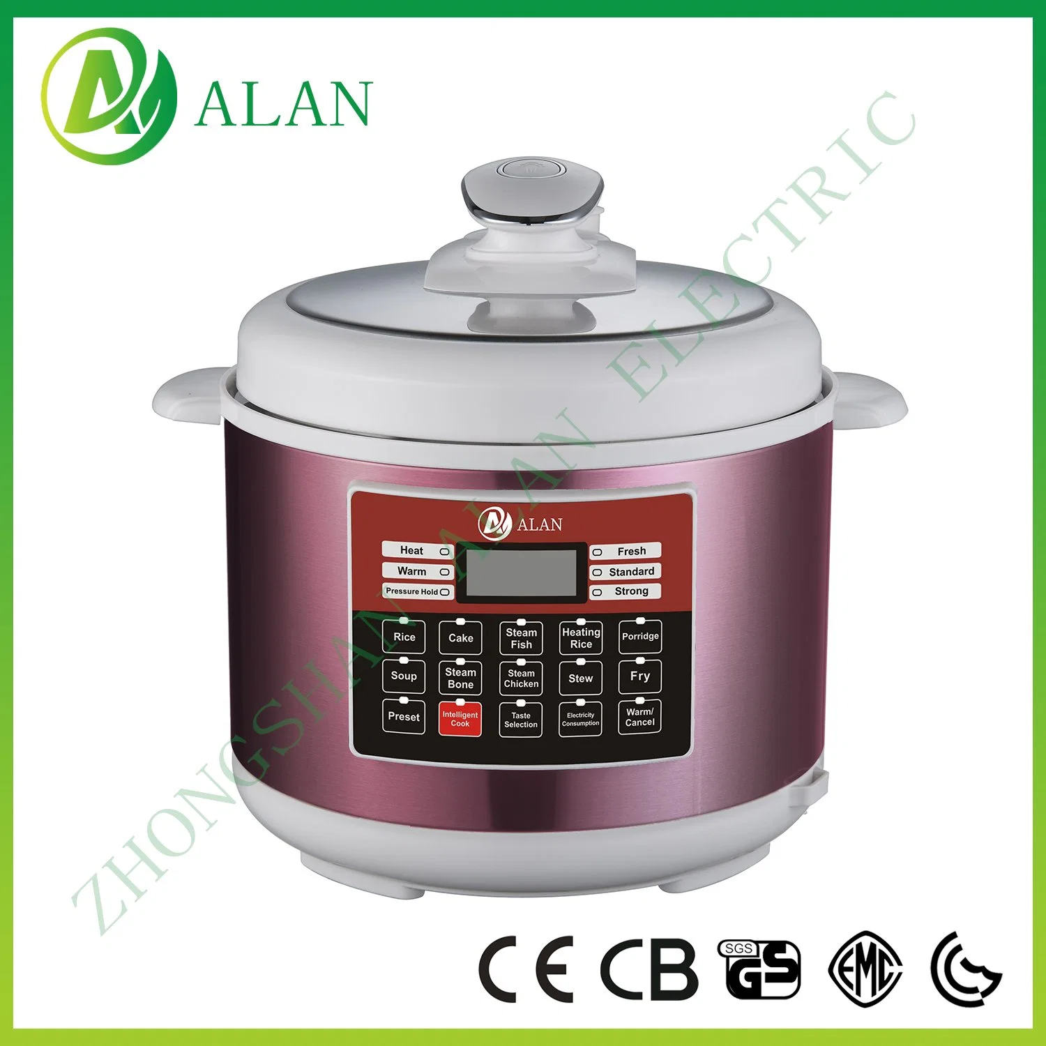 with Big Handle LED Digital Display Multipurpose Electric Pressure Cooker