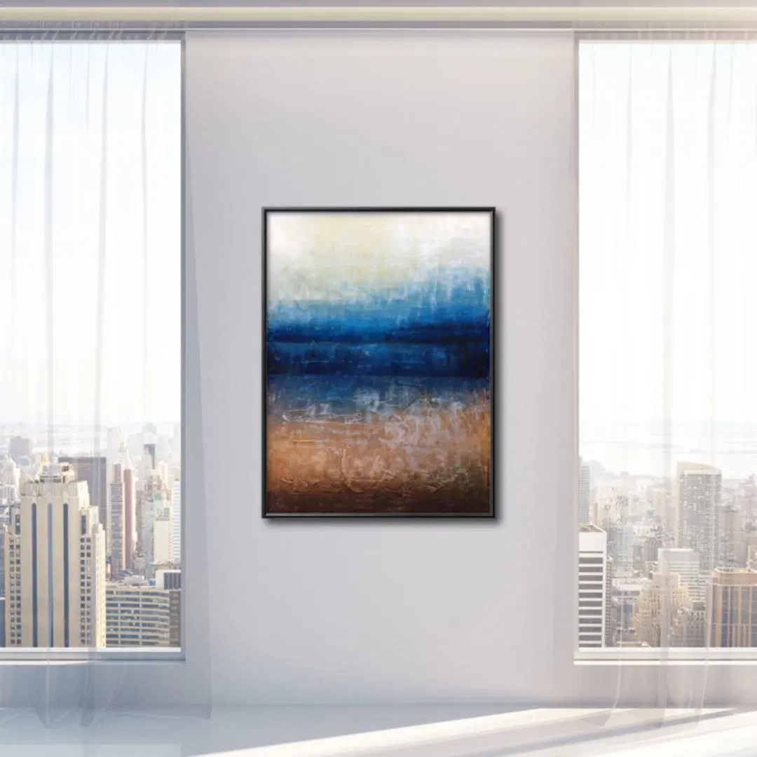 Handmade Modern Abstract Canvas Group Oil Paintings for Home Decor