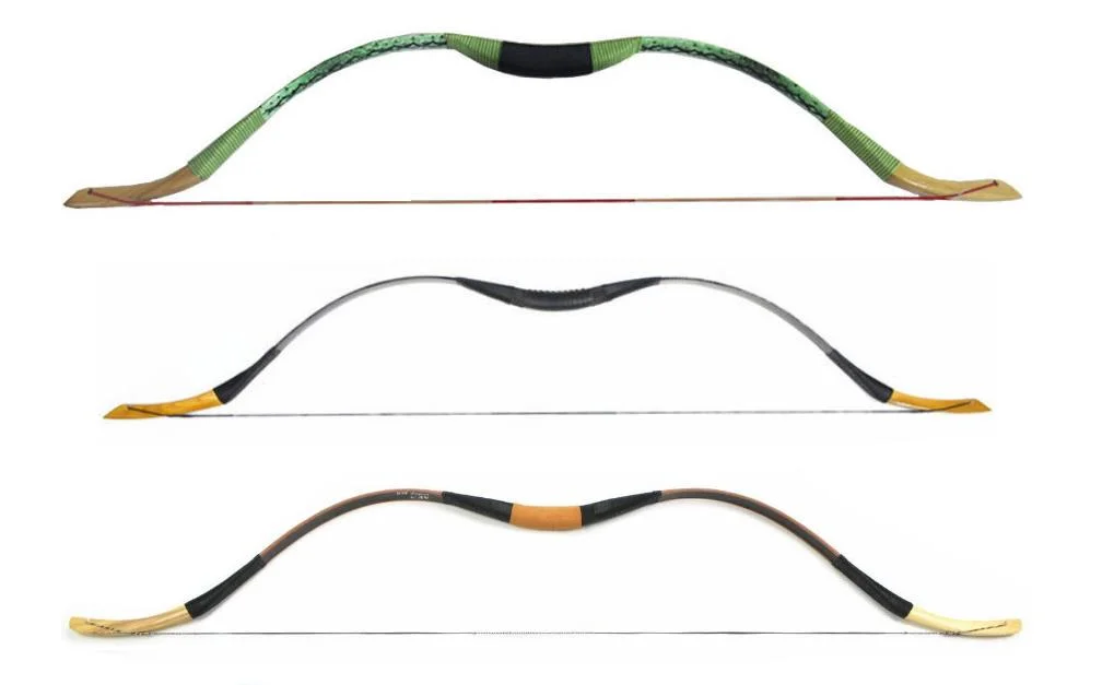 30-40-50lb traditioneller Langbogen Handgefertigter hochwertiger Recurve Bogen für das Reiten Bogenschießen Jagd Praxis der Jugend