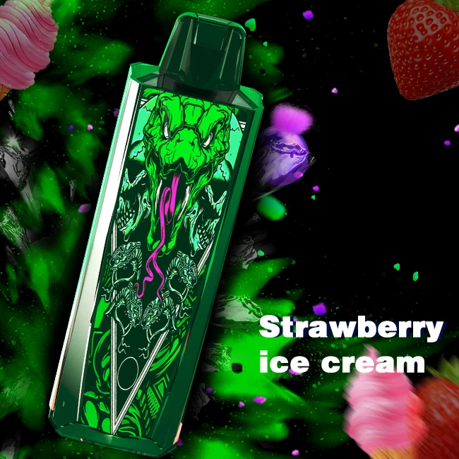 Fraise glace 7000 Frappuccino 16ml filet E-CIG 5% Nicotine Vente en gros Vape Pen jetable