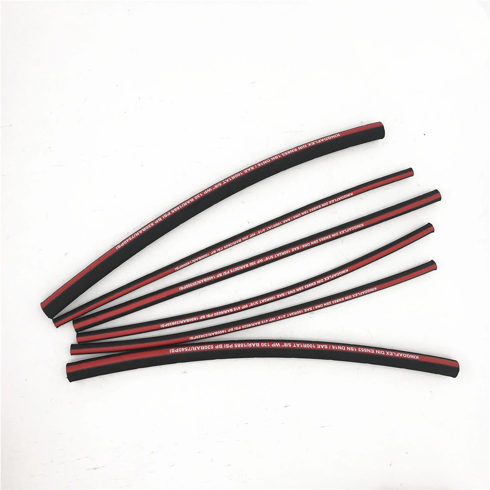 Multilayer Steel Braided High Pressure Hydraulic Rubber Hose SAE100r DIN En Fuel Hydraulic Hose