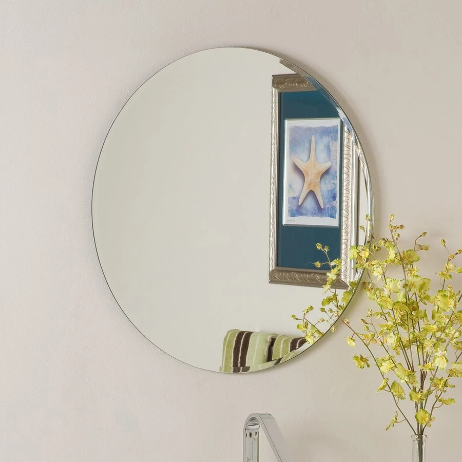 Frameless Wall Mounted Decorative Bathroom Mirror