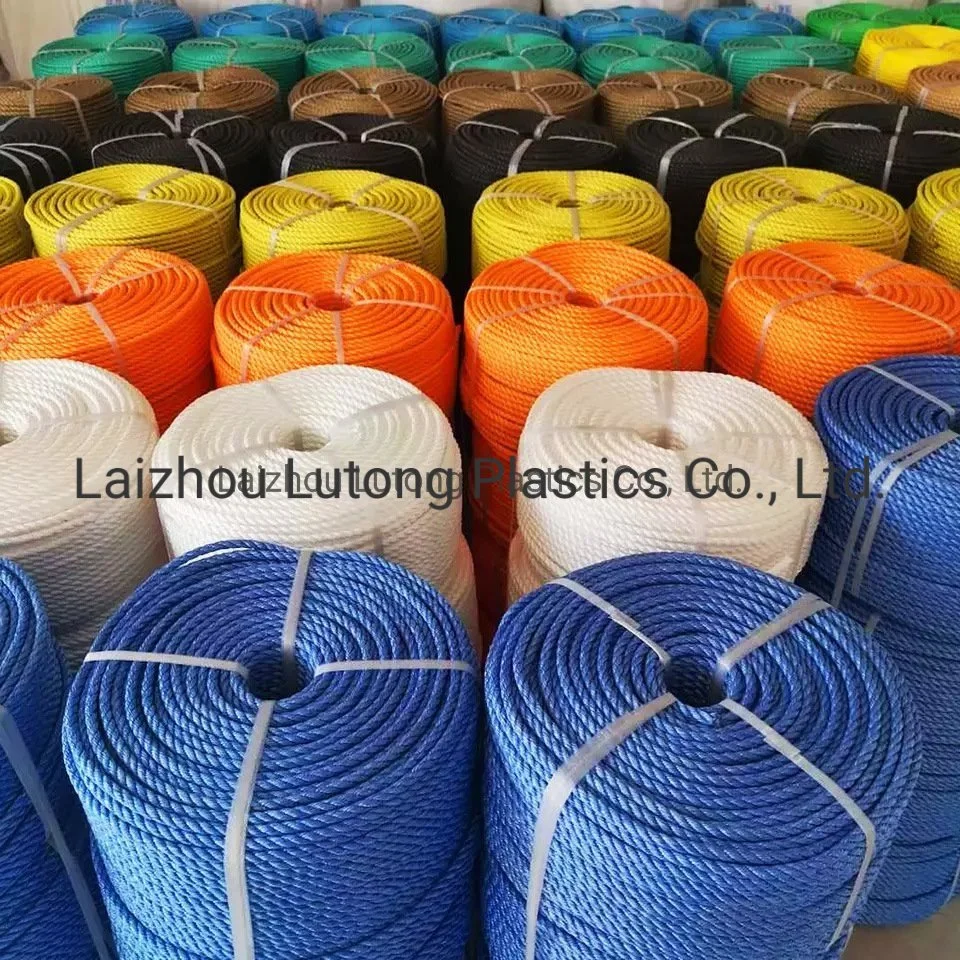 8mm PE Monofilament Rope Twisted Plastic Fishing Rope Cord