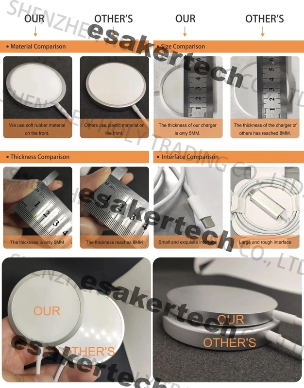 2021 Großhandel Hohe Qualität Niedriger Preis Heißer Verkauf Luxus Original MagSafe Wireless Charger 15W 18W 20W Magnetic Charger für iPhone 12 Mobiles Zubehör Für Zellen