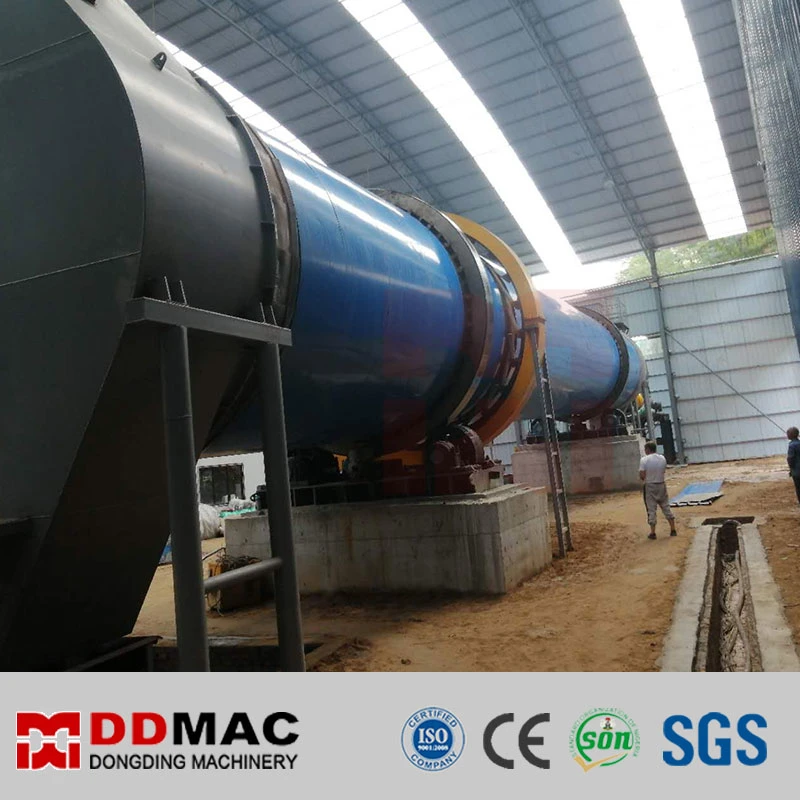 Three Cylinder Feldspar Powder Dryer Three Cylinder Bentonite Sand Rotary Dryer