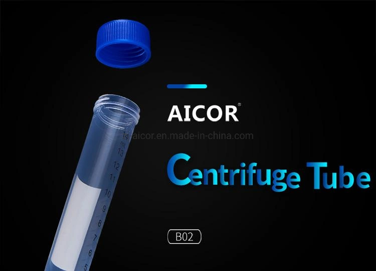 Laboratory Sample Tubes Top Quality Plastic 10ml 15ml 50ml Conical Bottom Plastic Centrifuge Tube with Lid Cover