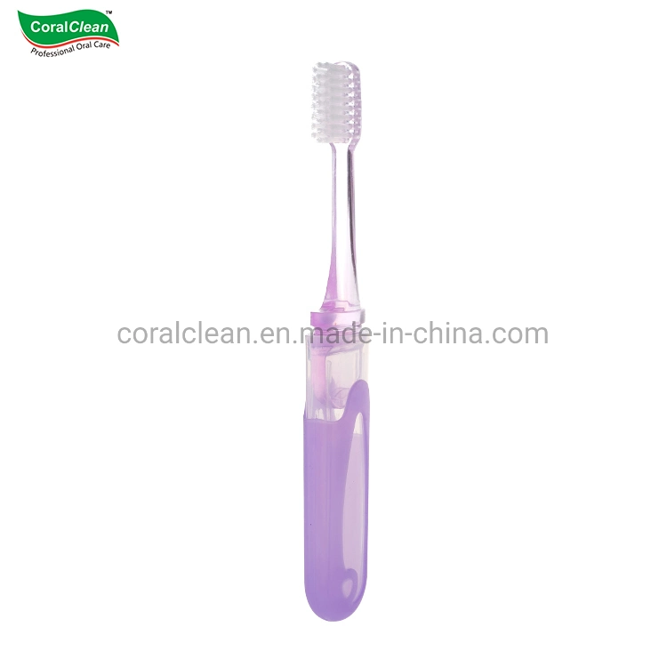 Wholesale/Supplier Customized Logo Adult Tooth Brush Foldable Pocket Travel Toothbrush