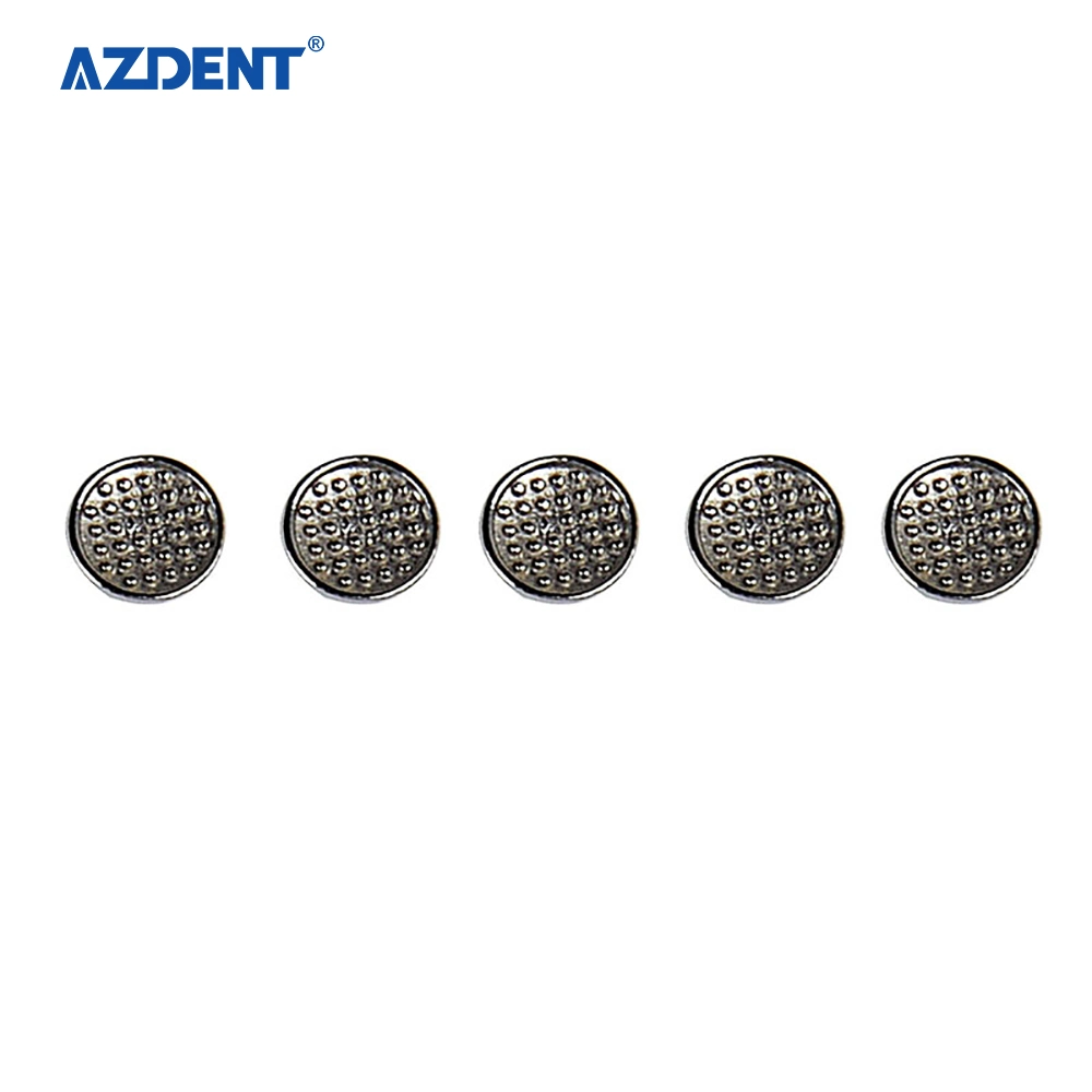 Azdent Smooth Surface Bondable Spherical Base Metal Orthodontic Lingual Buttons