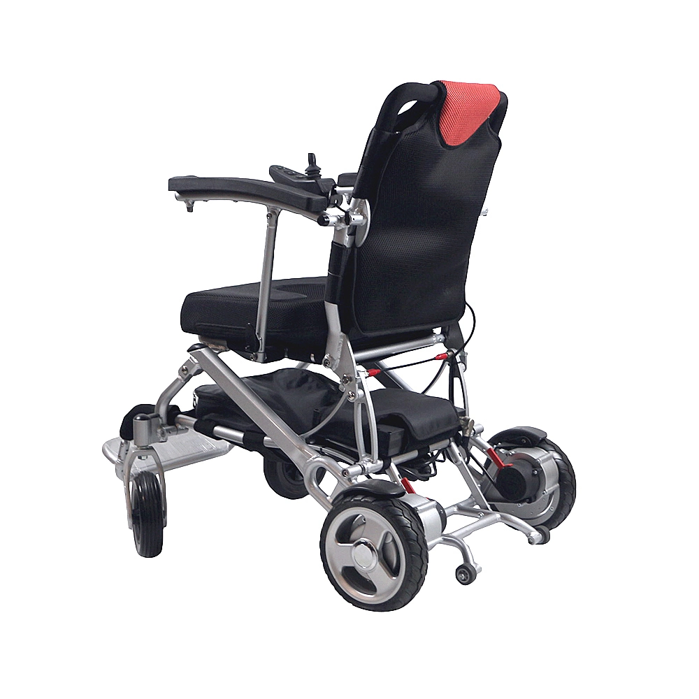 Factory Direct Sales of Lithium Battery Four Wheel Foldable Electric Wheelchairs for The Elderly