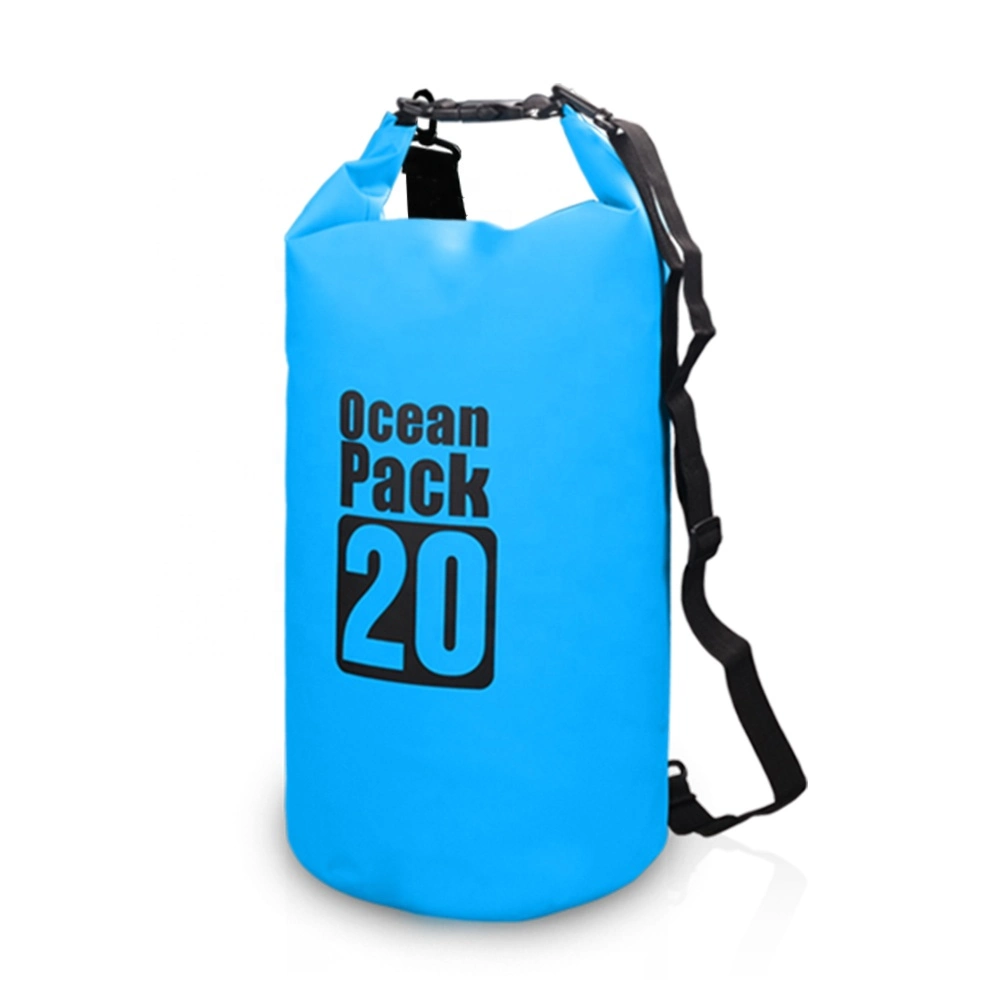 Custom Logo PVC Tarpaulin Waterproof Lightweight Dry Bag for Traveling Fishing