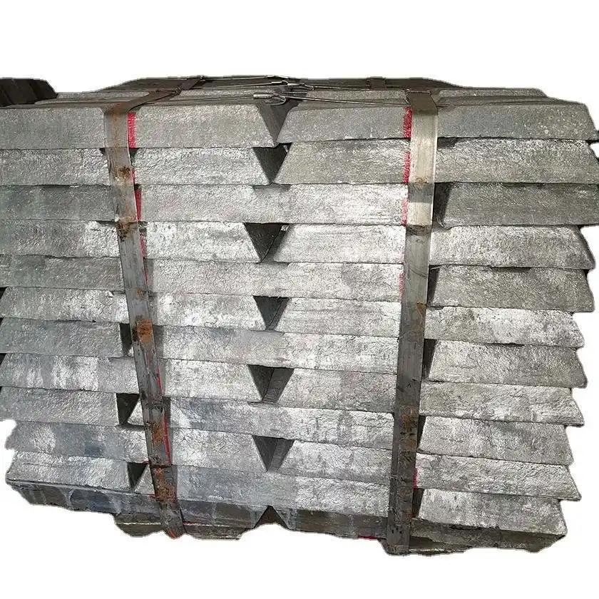 Lingote de aleación de zinc de alta pureza/Lingotes de metales no ferrosos lingotes/Zinc con un 99,99%