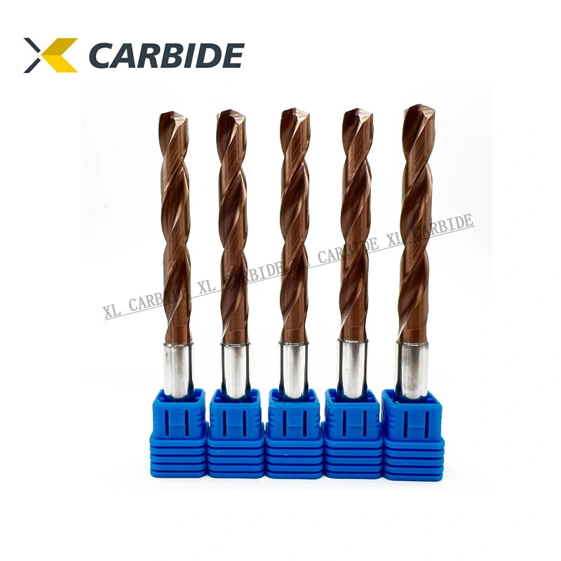 Zhuzhou XL Carbide CNC Cutting Tool Tungsten Carbide 8xd with Coolant Twist Drill for Drilling