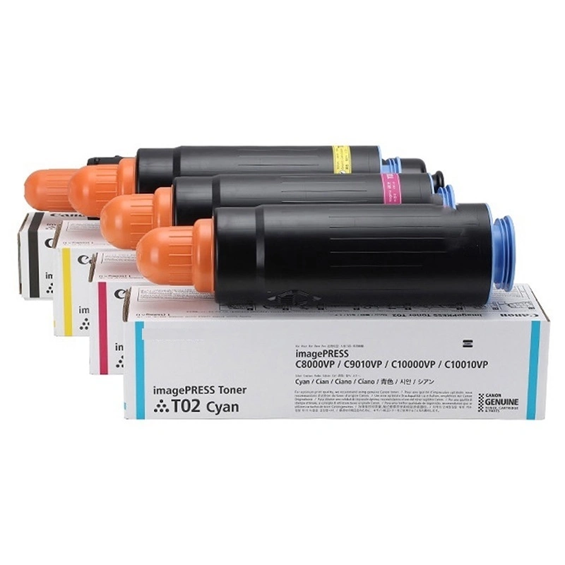 Original Compatible T02 Toner Cartridge for Canon Imagepress C8000vp C9010vp C10000vp C10010vp