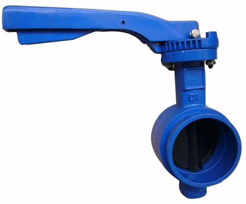 DIN/BS/Uni/ISO/ANSI Concentric Grooved End Butterfly Valve