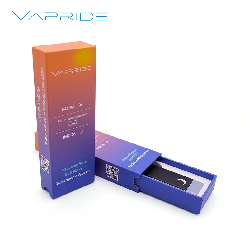 Vape Cartridge Packaging Pod 0.5ml 1ml 2ml Disposable/Chargeable Vape Cases