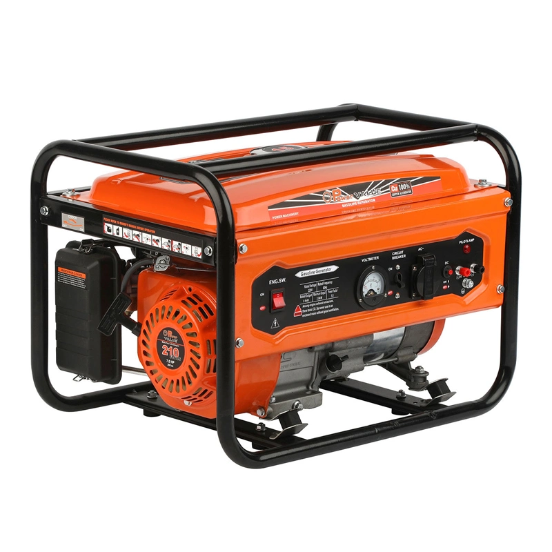 Power Value 2kw 2kVA 2.5kw 2.5kVA 3kw 3kVA 5kw 5kVA 6kw 6kVA 7kw 7kVA 7.5kVA 8kw 8kVA Small Power Portable Electric Gasoline Generator