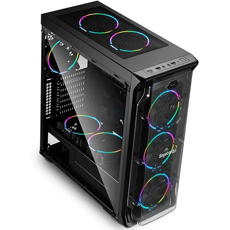 Segotep-Manufacturer-Export-Jordan-South Africa-Janpan-Acrylic-Side-OEM-DIY- Eatx-ATX-USB3.0-Desktop PC Gaming Computer Cases