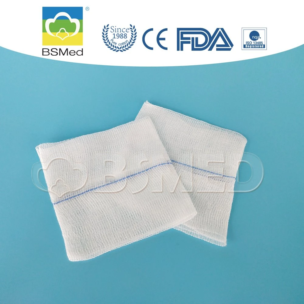 Absorbent Medical Cotton Gauze Swabs for Wound Dressings