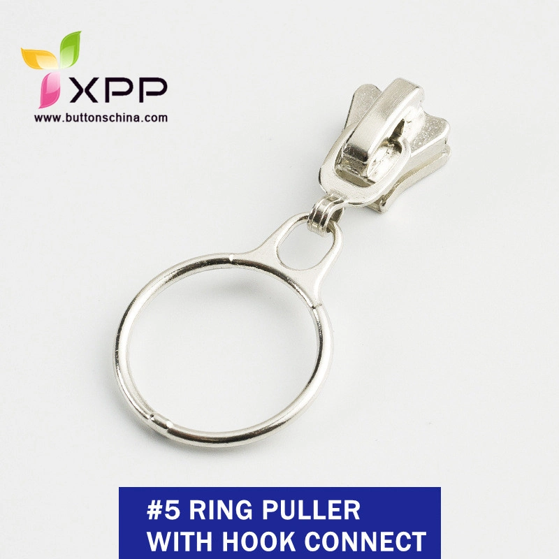 #5 Big Ring Slider for Nylon Zipper